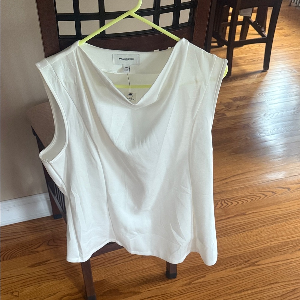 Banana Republic White Tank Top